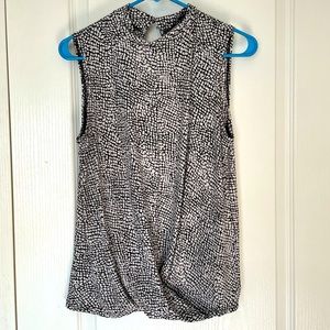 Banana Republic Mock Neck Sleeveless blouse